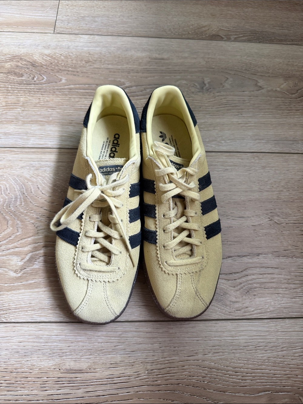 Adidas Yellow Suede Sneakers